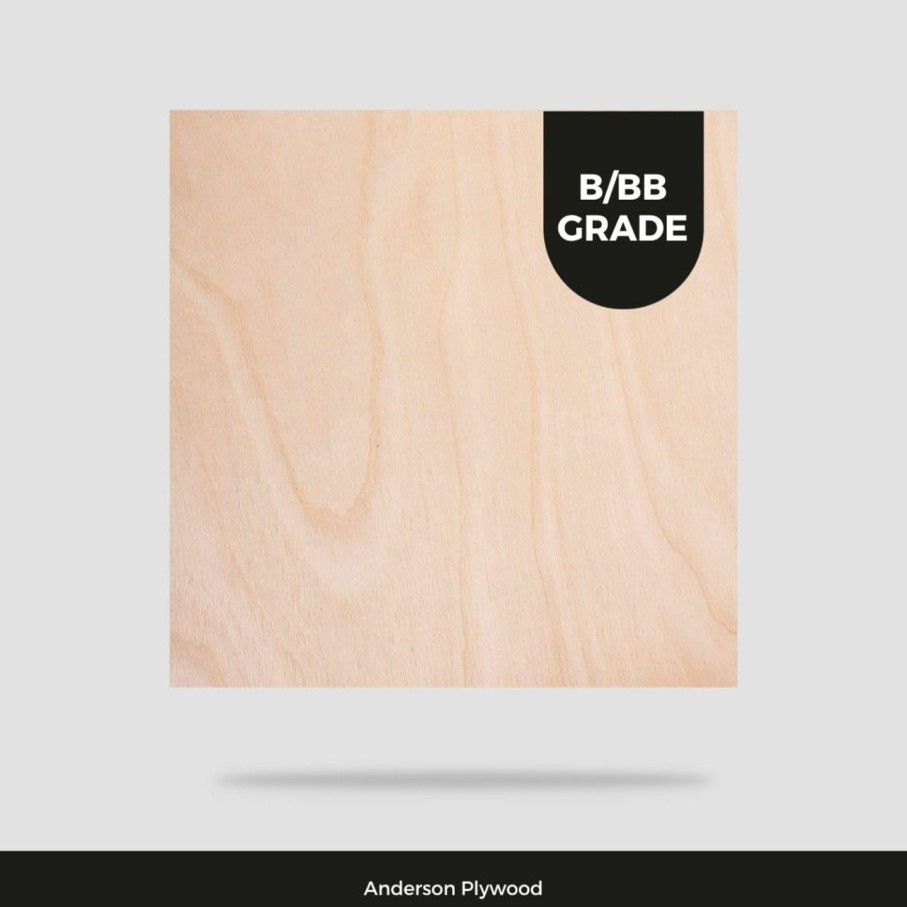 Home Improvement Anderson Plywood | 6Mm 1/4\" X 12 X 12 Baltic Birch Plywood B/Bb Grade (Package Of 3) Perfect For Arts And Crafts, School Projects And Diy Projects, Drawing, Painting, Wood Engraving, Wood Burning And Laser Projects