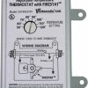 Home Improvement Ventamatic | Ventamatic Xxfirestat 10-Amp Adjustable Programmable Thermostat With Firestat For Power Attic Ventilators, Replacement Thermostat , White