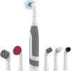 Home Improvement kHelfer | Khelfer Electric Cleaning Brush, Kh6A Electric Grout Brush Waterproof, 11 Small Cordless Power Scrubber With 5 Replacement Brushes For Grout, Tile Crevice, Corners, Bathtub, Kitchen Bathroom