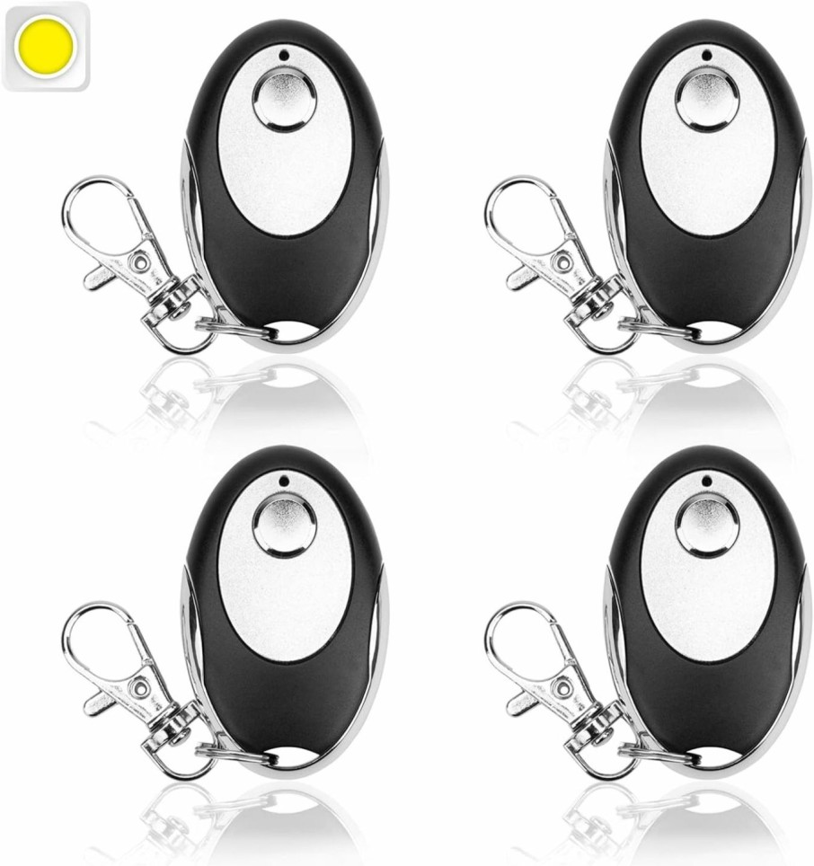 Home Improvement LAWOHO | Lawoho Garage Door Remote Keychain Yellow Learn Button Compatible With Liftmaster 891Lm/893Lm/950Estd/953Estd