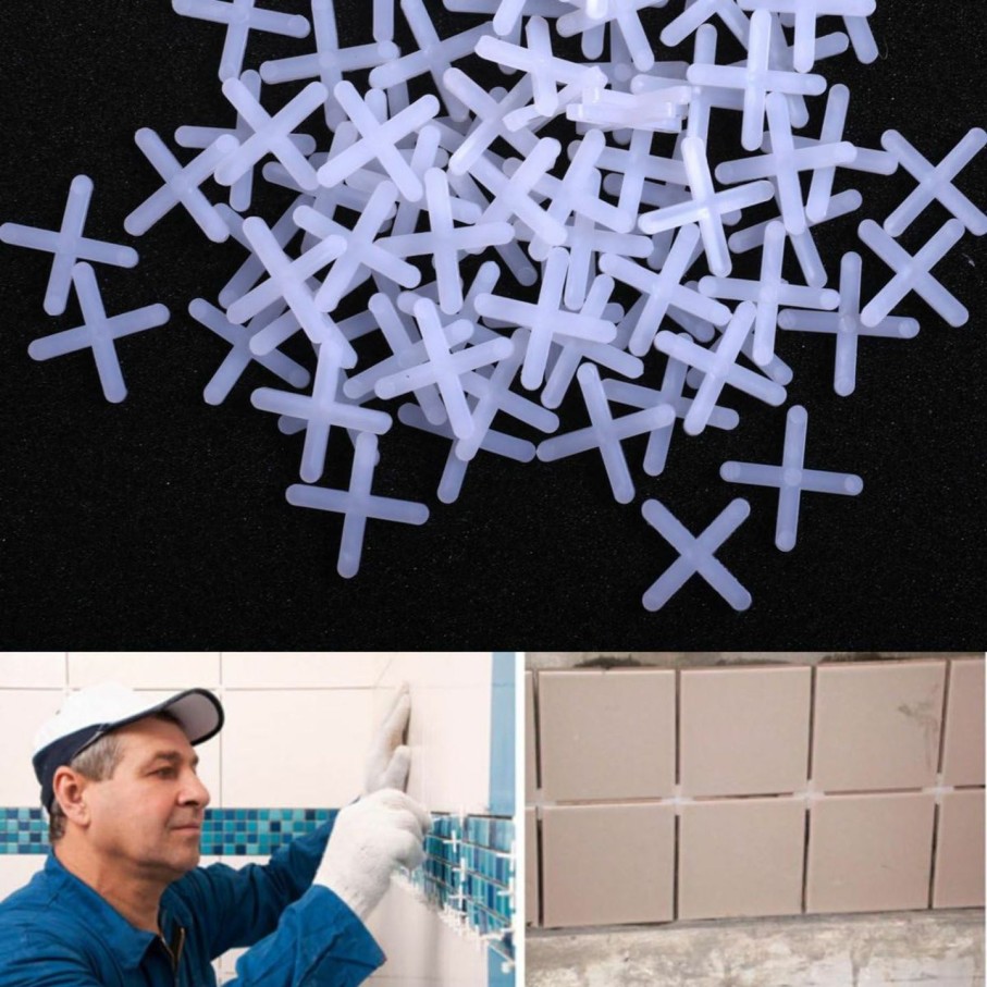 Home Improvement Cosmos | Cosmos 1/8 Inches Wide Tile Spacers For Spacing Of Floor Or Wall Tiles, 500 Pcs