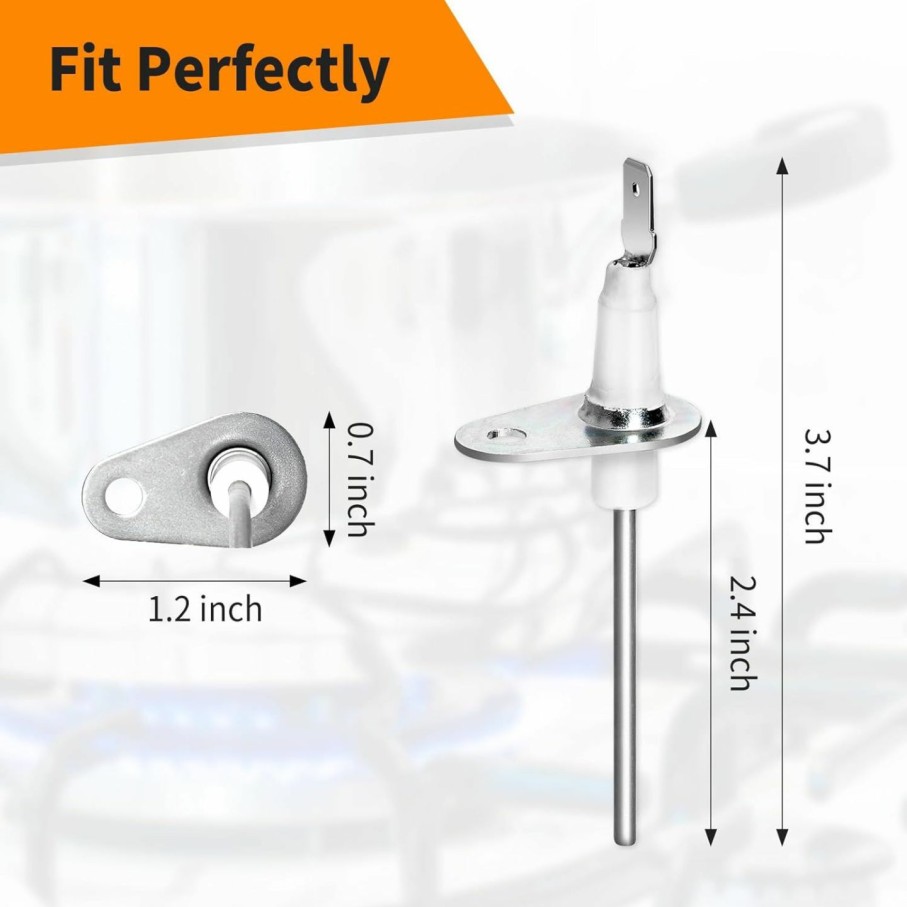 Home Improvement UP2WIN | Up2Win Flame Sensor Igniter Sensing Rod Compatible With Goodman Janitrol Amana York Furnace, Replacement For The Part# 0130F00010 B1172606 B11726-06