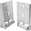 Home Improvement Wulankd | 2 Pack Garage Door Bottom Lifting Brackets Without Fasteners And 7/16-Inch Stem, Residential Bottom Roller Brackets For Garage Door Fixture