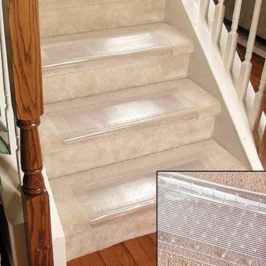 Home Improvement Unknown | Clear Stair Treads Carpet Protectors Set Of 2