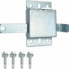 Home Improvement SINCERITYLI | Sincerityli Garage Door Side Lock Inside Deadlock For Most Garage Door Galvanized Steel -1Pack, Silver