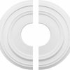 Home Improvement Canomo | Canomo Split Ceiling Medallion Ceiling Light Medallion For Light Fixtures And Ceiling Fans, 12 3/8\"Od X 3 7/8\" Id X 7/8\"P, Matte White