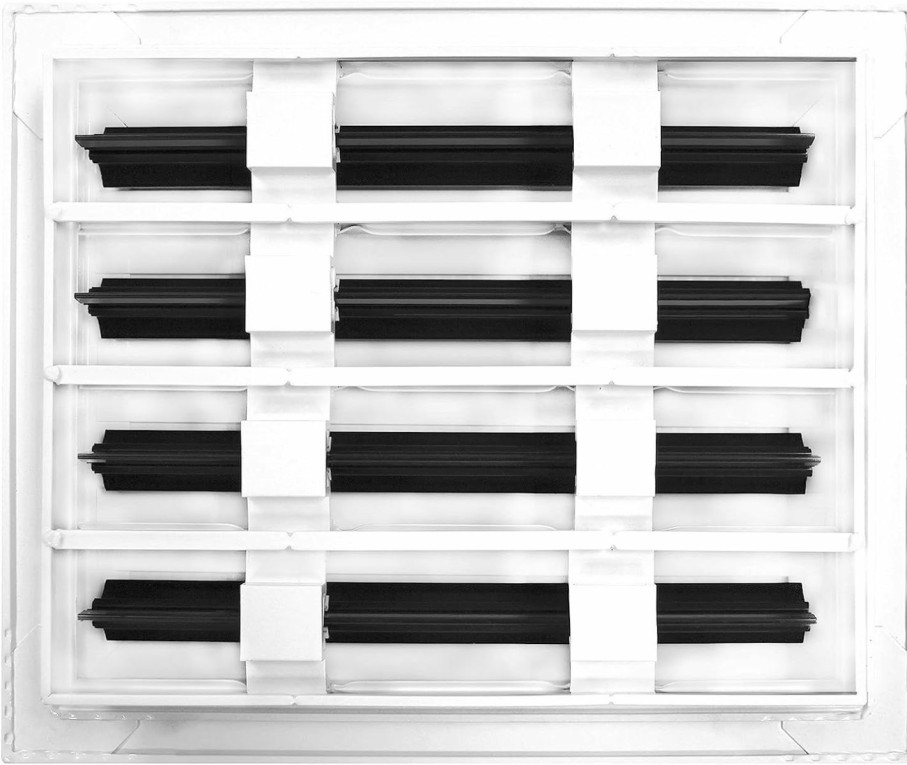 Home Improvement BUILDMART | Buildmart - 10X8 Modern Ac Vent Cover - Decorative White Air Vent - Standard Linear Slot Diffuser - Register Grille For Ceiling, Walls & Floors - Texas Buildmart