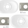 Home Improvement Ximoon | Nest Thermostat Wall Plate, Compatible With Google Nest Thermostat Trim Kit Wall Mount Plate Ga01837-Us Wifi Thermostat Accessory - White