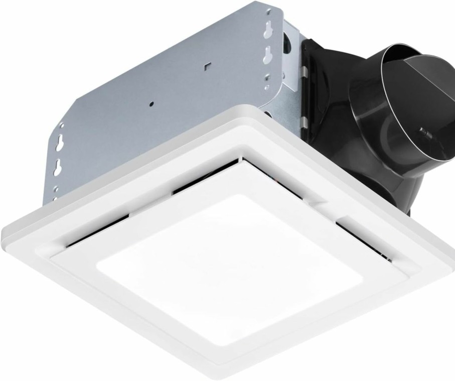 Home Improvement DEWENWILS | Dewenwils Bathroom Exhaust Fan With Light, 14W Ceiling Mount Ventilation Fans, 80 Cfm 1.5 Sones Bathroom Vent Fan With Light For Home, 800Lm Led Light 3000K/4000K/5000K 3Cct Adjustable, White