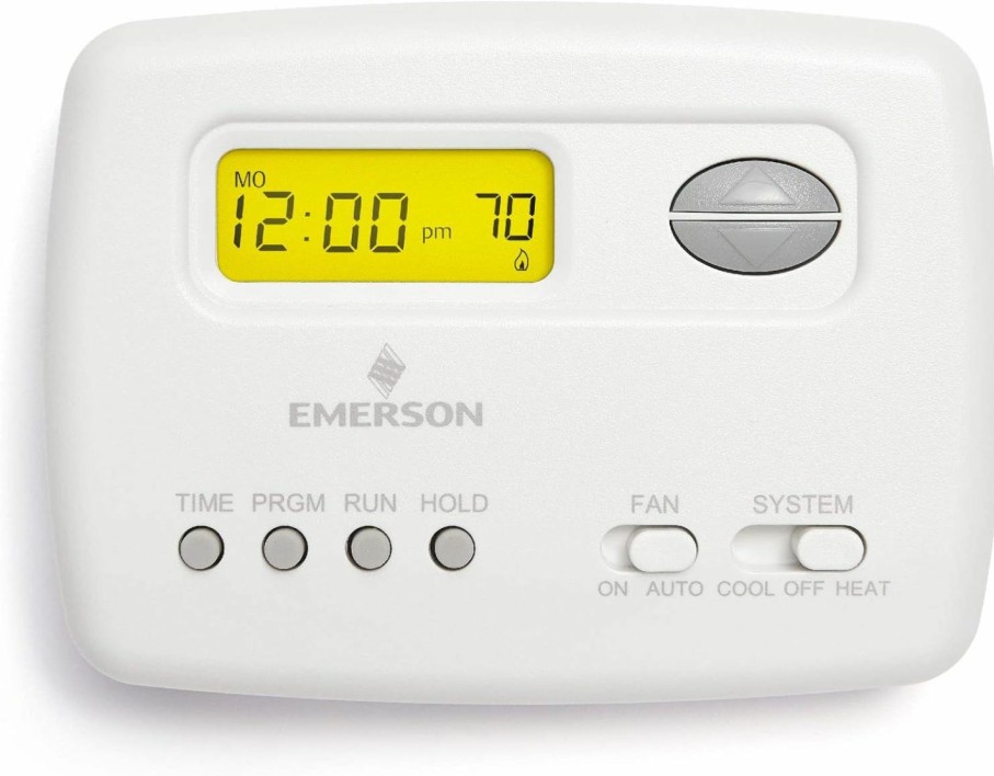 Home Improvement Emerson Thermostats | Emerson Thermostats 1F78-151 Single-Stage Programmable Digital Thermostat, 5-2 Day