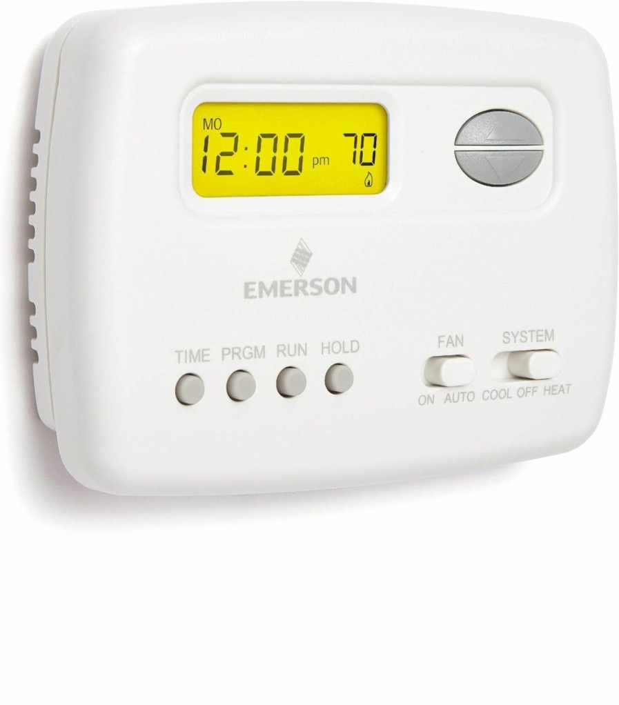 Home Improvement Emerson Thermostats | Emerson Thermostats 1F78-151 Single-Stage Programmable Digital Thermostat, 5-2 Day