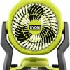 Home Improvement RYOBI | Ryobi One+ 18V Cordless Hybrid Whisper Series 7-1/2 In. Fan (Tool Only), Green (Pcl811B)