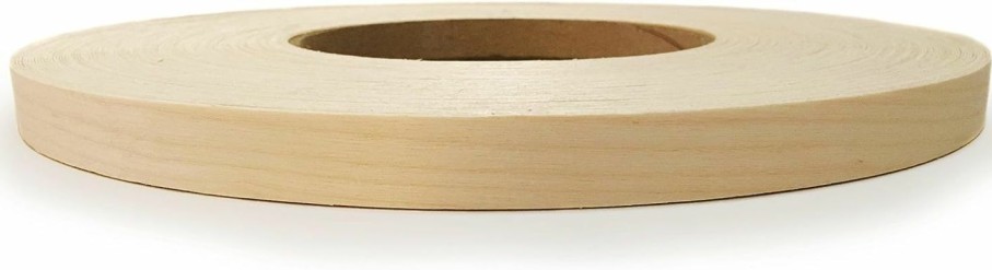 Home Improvement Edge Supply | Edge Supply Birch 3/4" X 250' Roll Of Plywood Edge Banding Pre-Glued Real Wood Veneer Edging Flexible Veneer Edging Easy Application Iron-On Edge Banding For Furniture Restoration