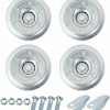 Home Improvement scottchen PRO | Scottchen Pro 3\" Heavy Duty Garage Door Pulley Kits, 3/8\" Arbor 200Lb Load, 4 Sheave Pulleys, 2 Clevis Forks, 4 Bolts And Nuts Kit