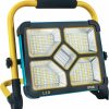 Home Improvement OUSIDE | Ouside Led Rechargeable Work Light, Portable Construction Light With Stand And 10500Mah Battery, Type-C And Solar Charging, 4 Lighting Modes - Ideal For Repairs, Construction Sites, Emergencies