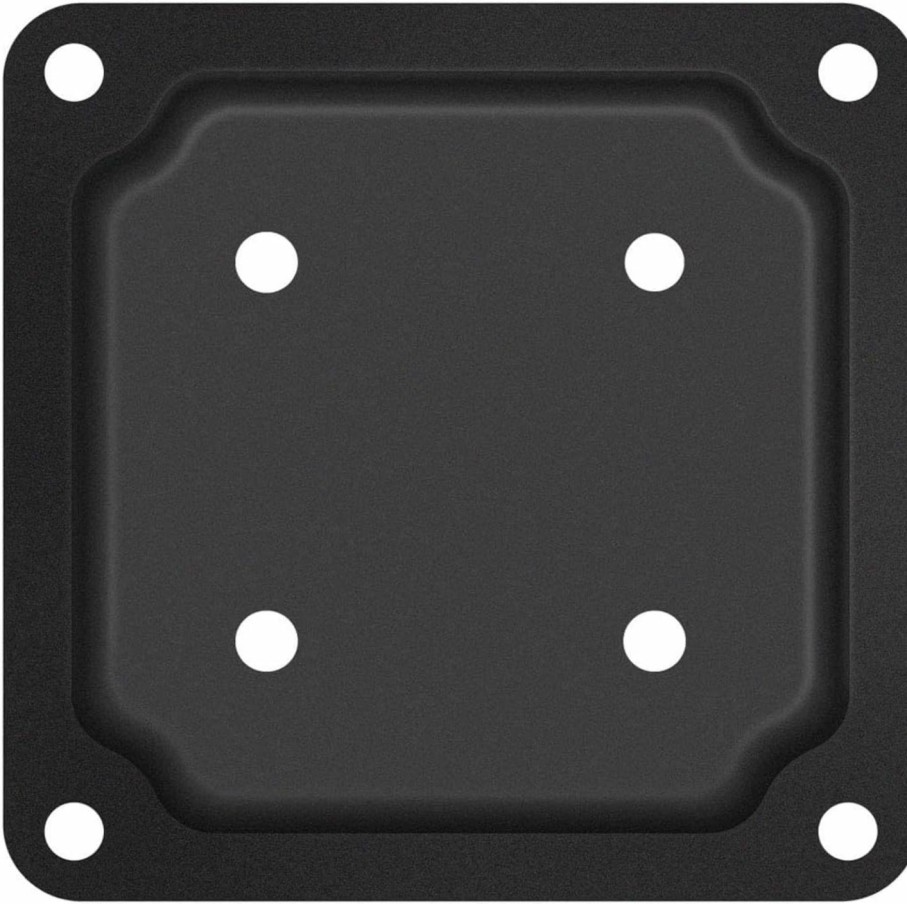 Home Improvement Nuvo Iron | Nuvo Iron Wpcp4B Black 4\" X 4\" Wood Post Plate Connector