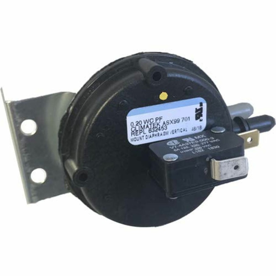 Home Improvement ClimaTek | Furnace Vent Air Pressure Switch Directly Replaces Mpl-9300-0.20-Deact-N/0-Spc