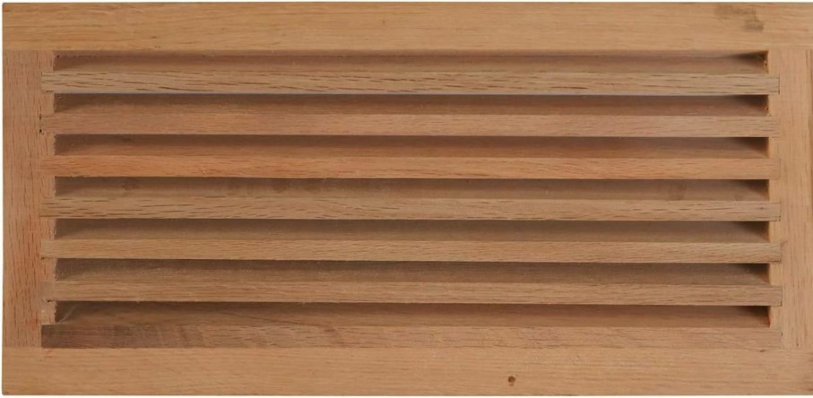 Home Improvement WELLAND | Welland 8 Inch X 16 Inch Red Oak Hardwood Register Cold Air Return Wall Vent, Unfinished