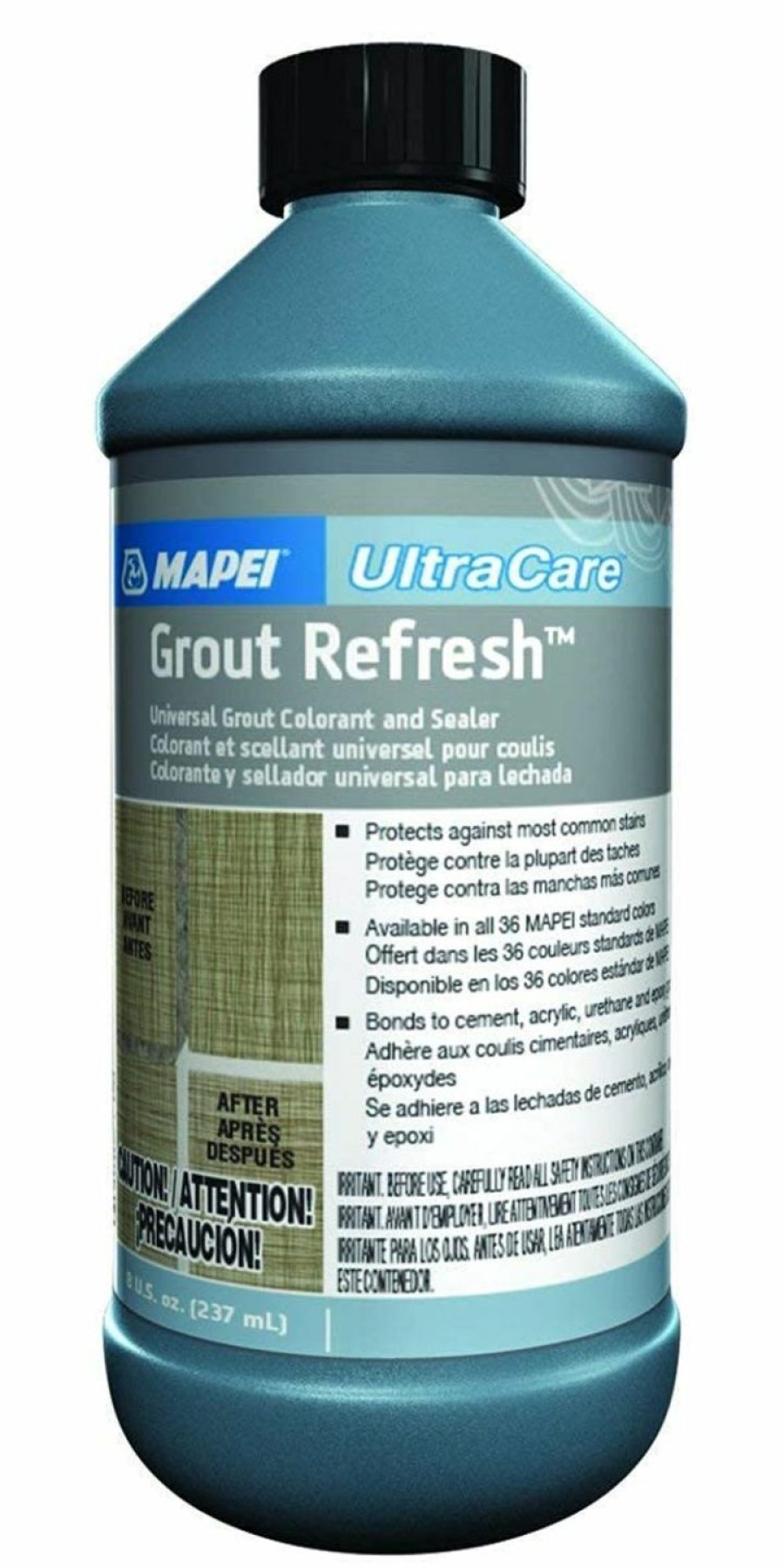 Home Improvement Mapei | Mapei Grout Refresh Colorant And Sealer: Grout Paint And Sealant - 8 Ounce Bottle, Avalanche