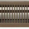 Home Improvement ZORO SELECT | 10\" X 6\" Floor Register,Brown