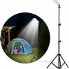 Home Improvement SUDISER | Camping Light,1680 Lumen Portable Light, Led Barbecue Lamp, Work Lights With Stand For Camping, Adjustable Metal Telescoping Tripod 6Ft, Usb Interface Powered