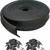 Home Improvement M-D Building Products | Md Building Products 03723 9 Ft. Black Rubber Garage Door Bottom Seal