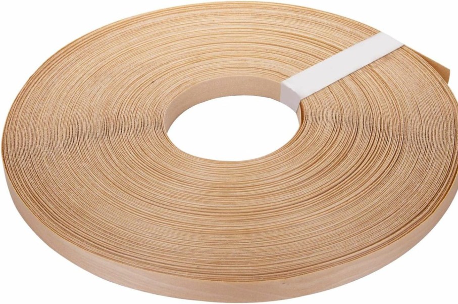 Home Improvement yarlung | Yarlung 3/4 Inch X 250 Feet Roll Birch Plywood Edge Banding, Preglued Real Wood Veneer Edging, Iron On With Hot Melt Adhesive, Flexible Wood Tape Sanded To Perfection For Furniture Restoration