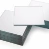 Home Improvement Suwimut | Suwimut 50 Pack Square Glass Mirror Tiles, 4X4 Inch Small Square Decorative Glass Mirrors For Table Centerpieces, Crafts, Wall, Mosaics, Diy Home Projects, Decorations, Arts And Crafts Supplies