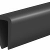 Home Improvement Protalwell | Rubber Edge Trim, 1/16\" U Channel Edge Trim, Edge Protector, Length 10Ft, U Shaped Gasket, Epdm Material, Black Color, Edge Protector For Sheet Metal