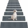 Home Improvement HAODEMI | Haodemi 8\" X 30\" (15 In Pack) Non-Slip Stair Treads Carpet For Wooden Steps, Self-Adhesive Stair Treads Mat, Safety Indoor Stair Runner Mats, Anti Slip Stair Rugs For Kids Elders And Dogs,Grey