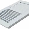 Home Improvement Sierra Grates | Sierra Grates 4\" X 10\" Premium 2 Way Air Flow Wall And Ceiling Register In Glacier White Finish | 4"X 10" 2 Way Air Diffuser | Air Vents For Home Sidewalls & Ceiling | Sierra Grates