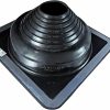 Home Improvement Dektite | Dektite Premium #4 Black Epdm Metal Roof Pipe Flashing, Square Base, Pipe Od 3\" To 7\"