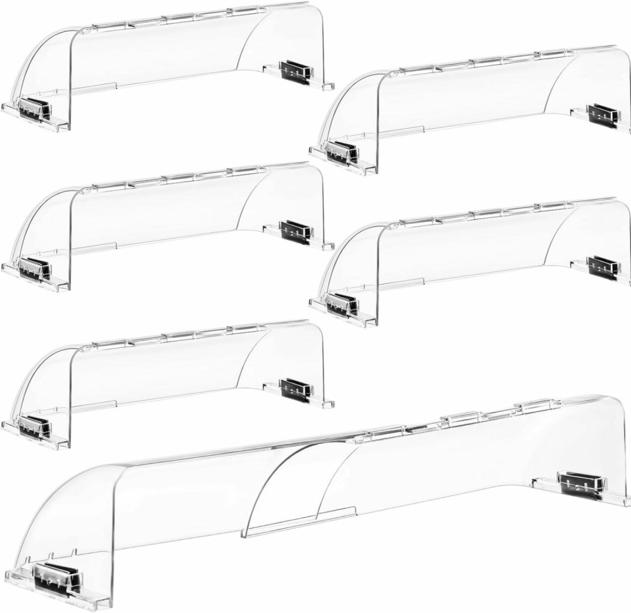 Home Improvement VIHOSE | Vihose 6 Pcs Clear Adjustable Air Vent Deflector For Vents Bulk Magnetic Heat And Air Deflector Vent Covers Ac Vent Deflector For Home Ceiling, Floor Vent, Sidewall, Adjust Between 8'' To 14''